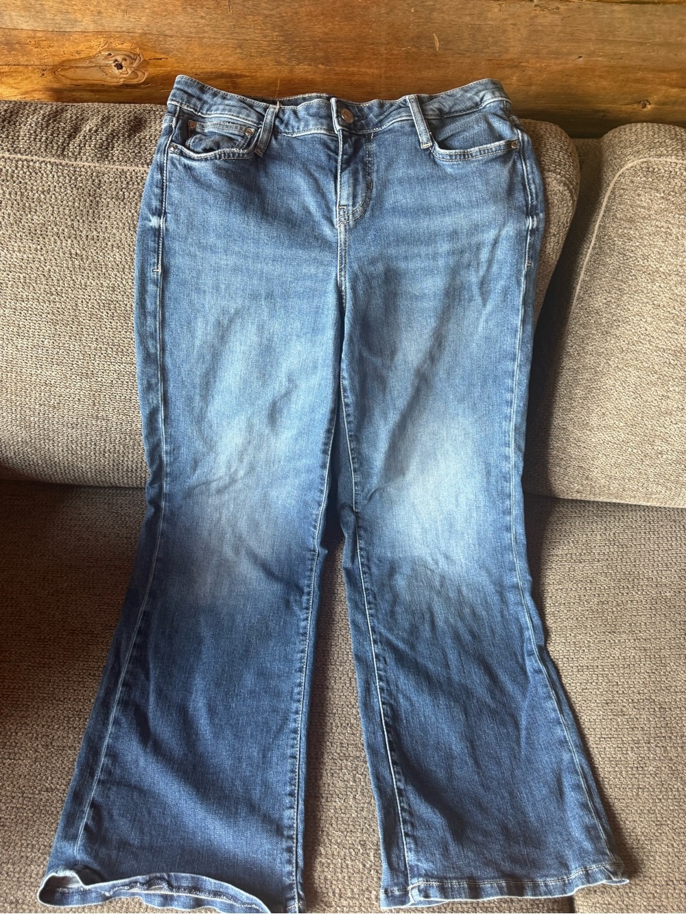 Guess Women's Light Blue Flare Jeans